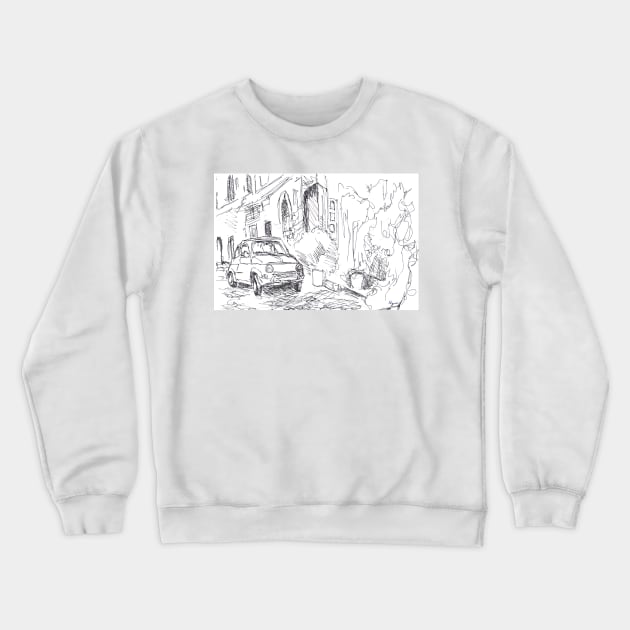 Italian vintage car Crewneck Sweatshirt by NYWA-ART-PROJECT